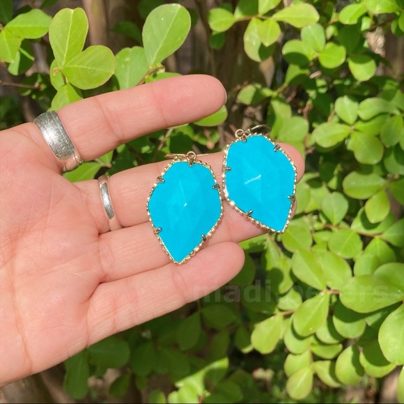 Kendra Scott Corley Earrings in Turquoise - Picture 4 of 8